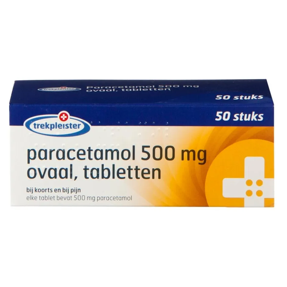 New Trekpleister Paracetamol 500 Mg Ovale Tabletten