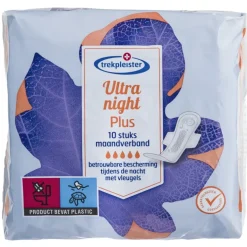 Clearance Trekpleister Ultra Night Plus Maandverband