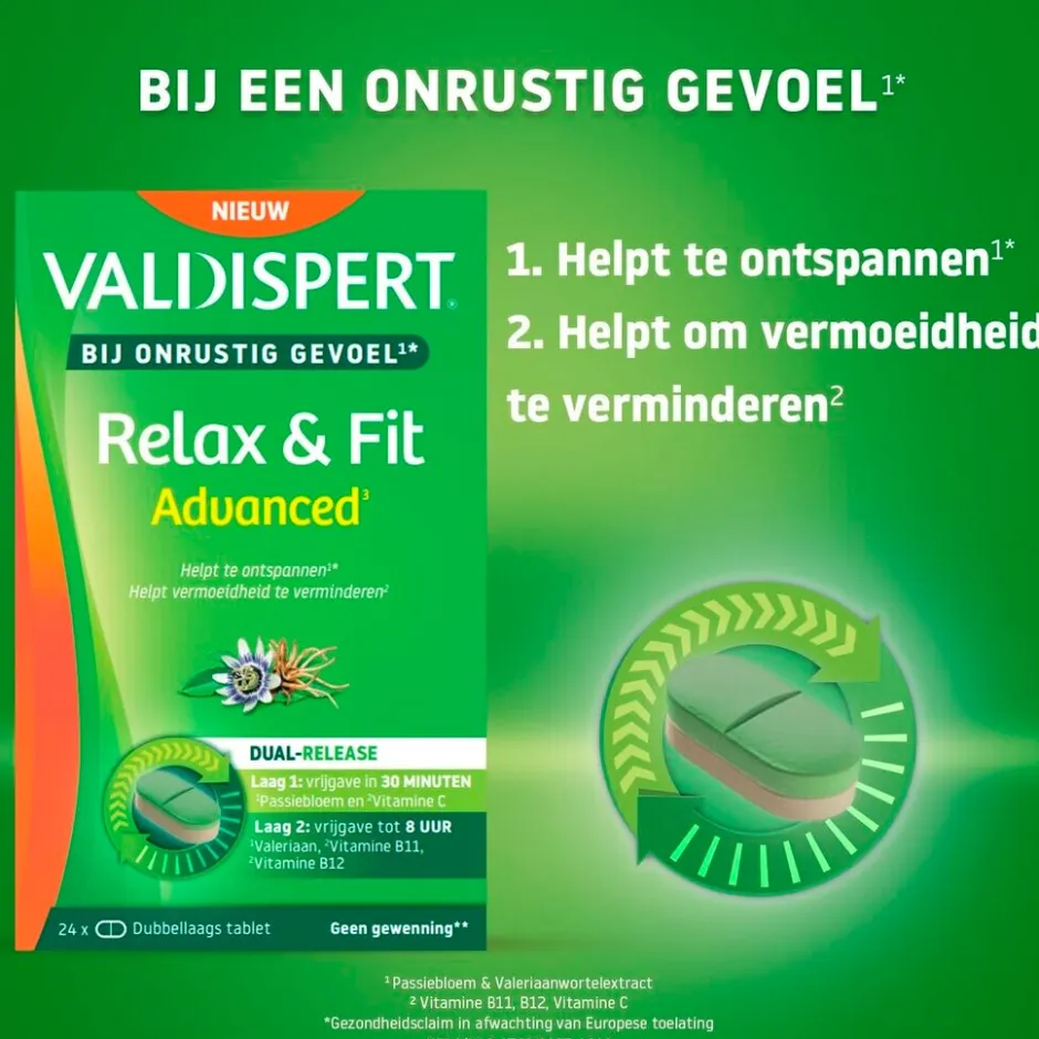 Online Valdispert Relax & Fit Advanced Tabletten
