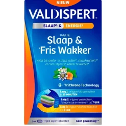 Clearance Valdispert Slaap & Fris Wakker Triple Layer Tabletten