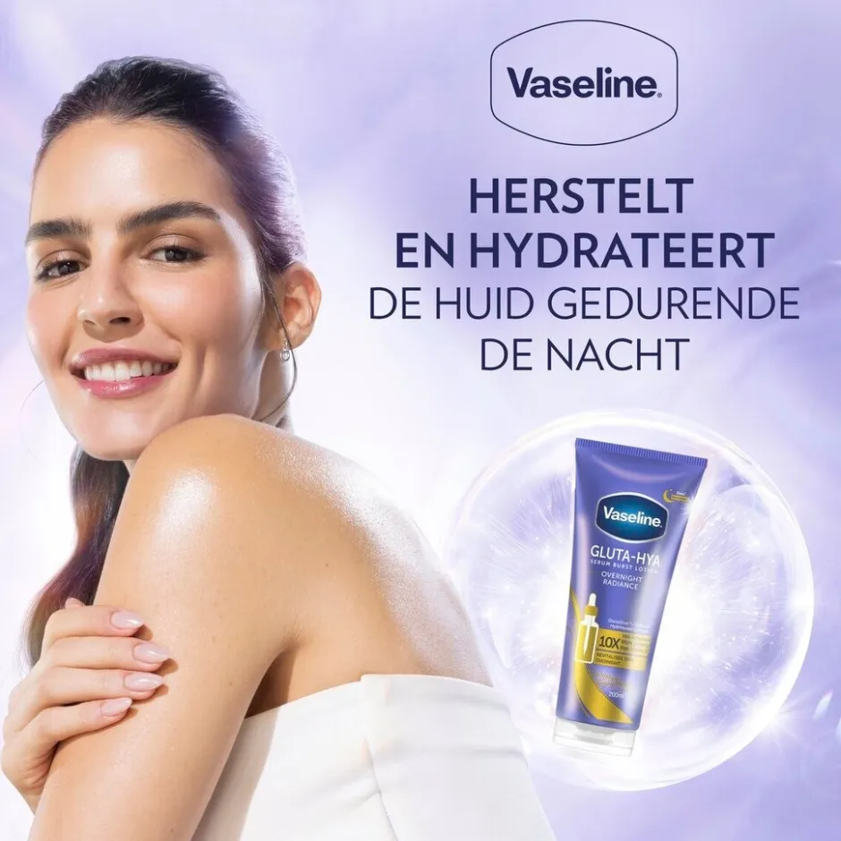 Online Vaseline Gluta-Hya Overnight Radiance Serum Burst Lotion