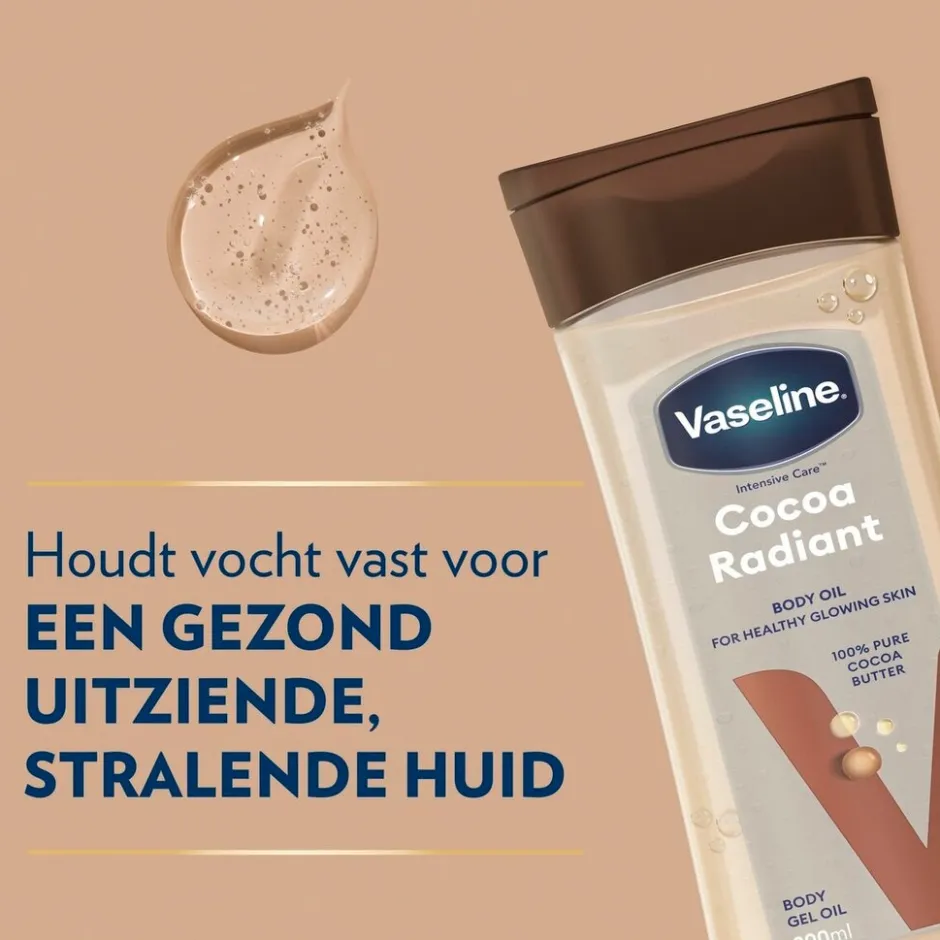 Outlet Vaseline Intensive Care Cocoa Radiant Body Gel Oil
