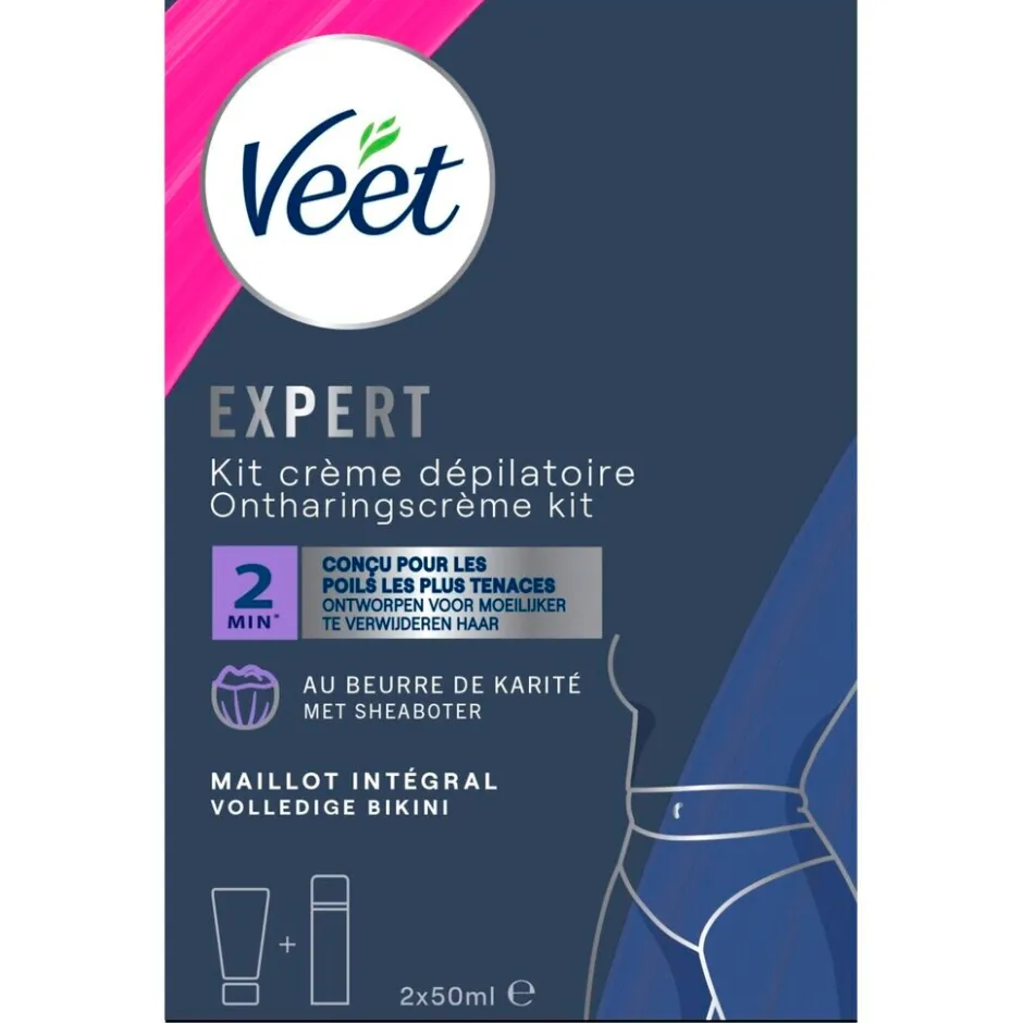 New Veet Expert Ontharingscrème Kit voor je Bikinilijn