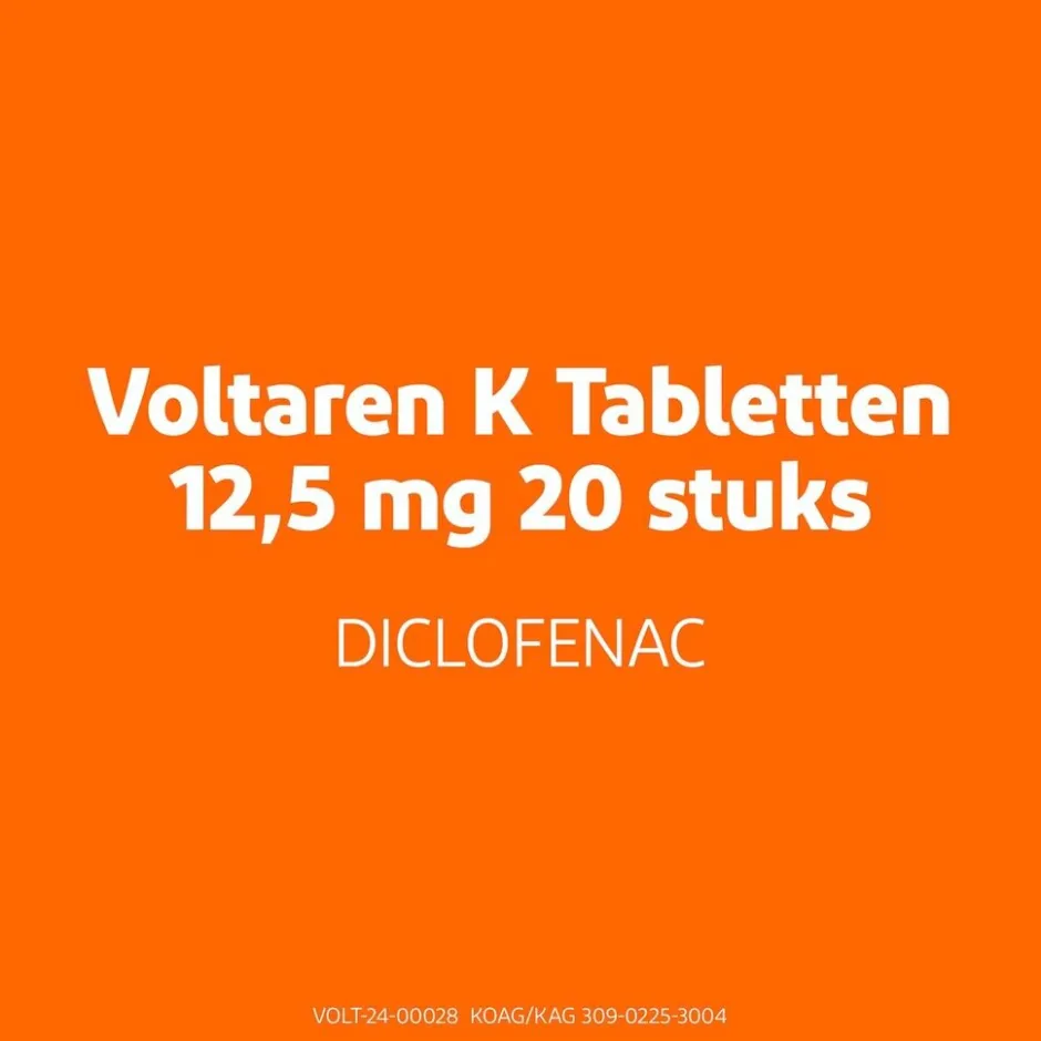 Hot Voltaren K 12,5mg Diclofenac-Kalium Filmomhulde Tabletten