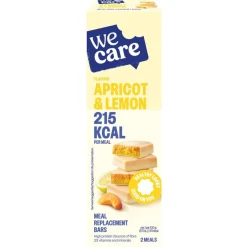 Outlet WeCare Apricot & Lemon Meal Replacement Bars