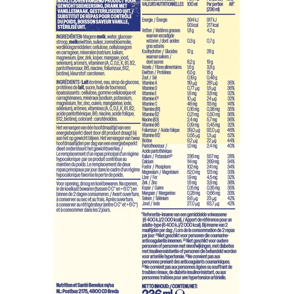 Online WeCare Classic Vanilla Meal Replacement Drink