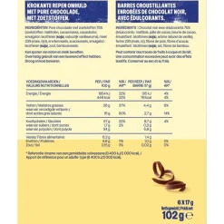 New WeCare Crunchy Dark Choco Bars