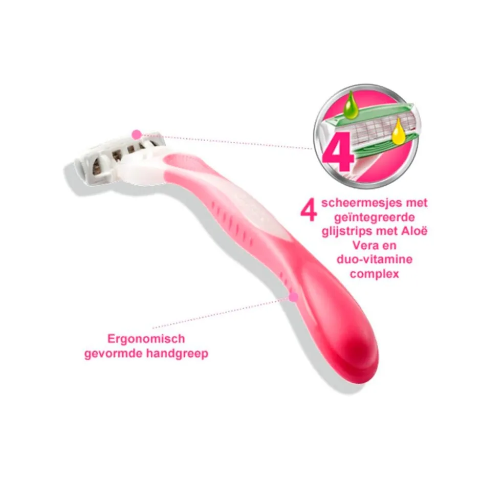 Online Wilkinson Sword Quattro Smooth Sensitive Wegwerpscheermesjes