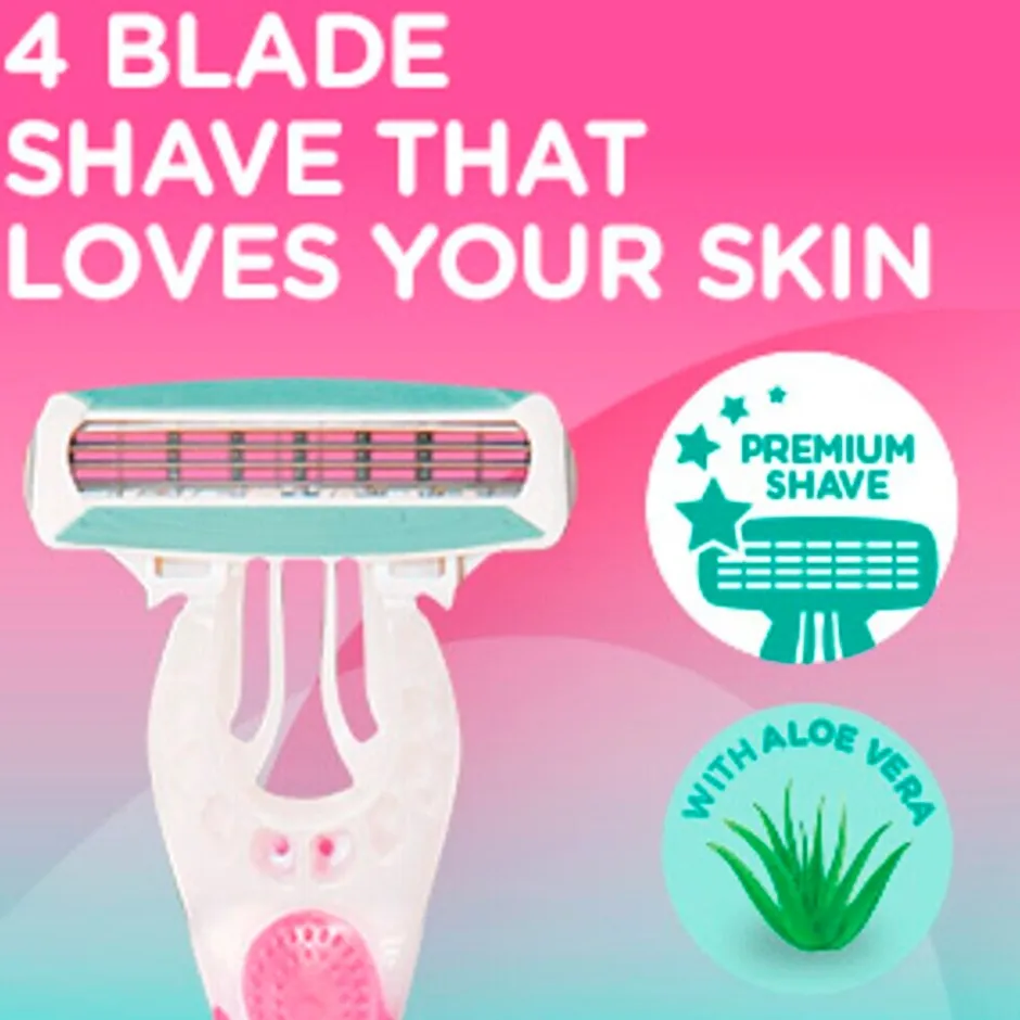 Online Wilkinson Sword Quattro Smooth Sensitive Wegwerpscheermesjes