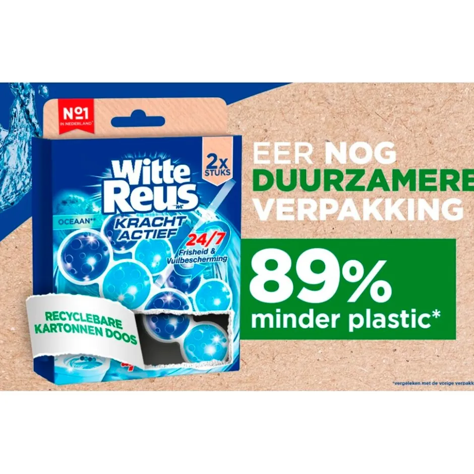 Hot Witte Reus Kracht Actief Oceaan Toiletblok